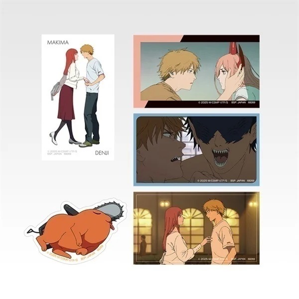 [Pre-order] BANDAI Ichiban Kuji Theatrical Version "Chainsaw Man: Reze Arc" 2nd Edition - Prize G - Hologram Sticker Set - Denji & Makima