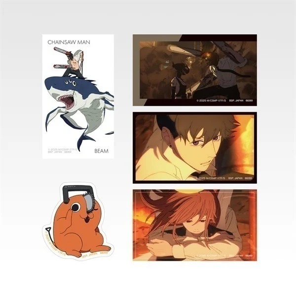 [Pre-order] BANDAI Ichiban Kuji Theatrical Version "Chainsaw Man: Reze Arc" 2nd Edition - Prize G - Hologram Sticker Set - Chainsaw Man & Beam