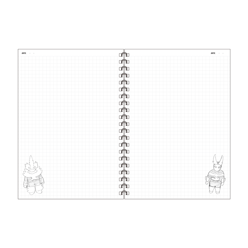 [Pre-order] Jump Characters Store  x "My Hero Academia" American Comic Style Ring Notebook Pro Hero