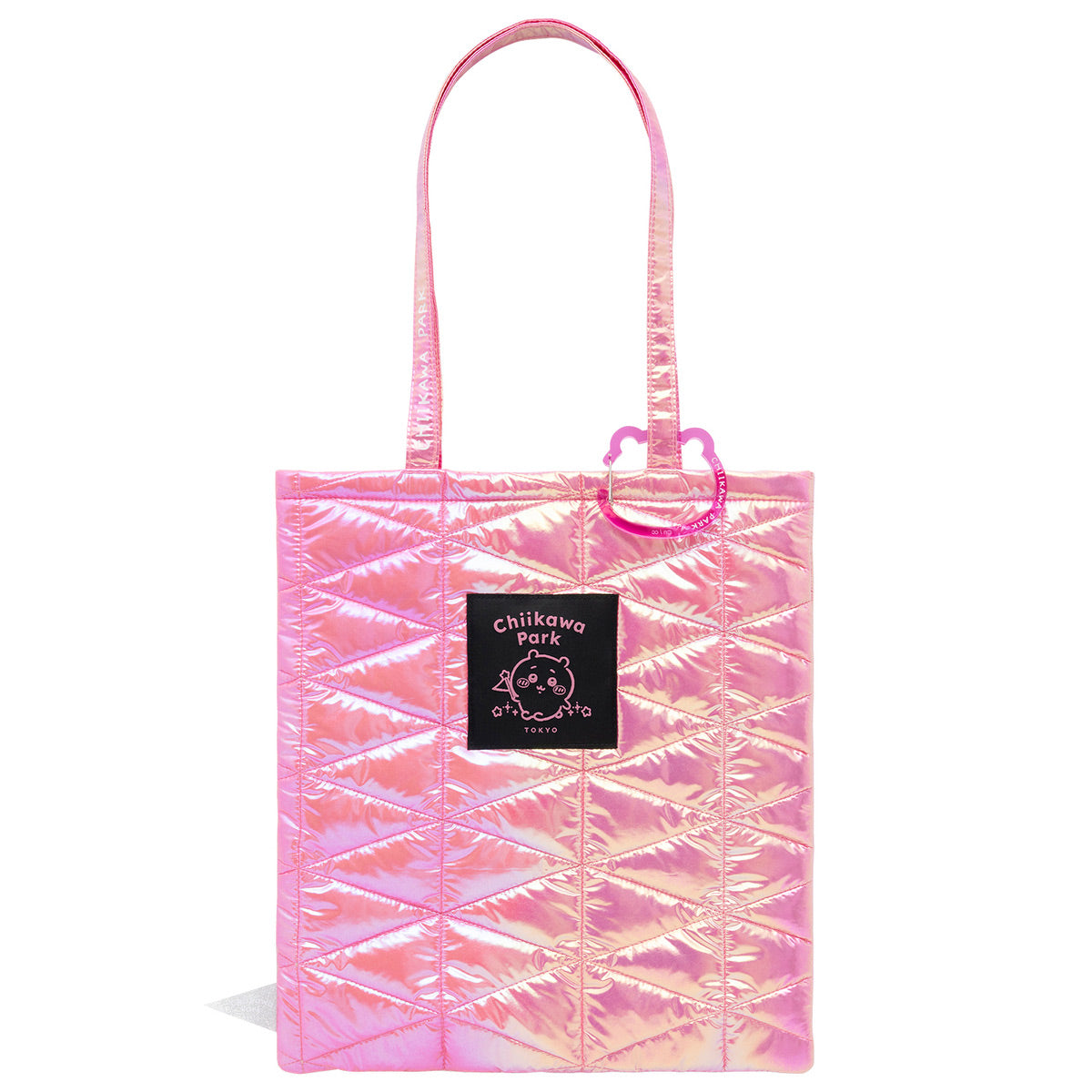[Pre-order] "Chiikawa" Chiikawa Park Quilted Tote Bag - Pink