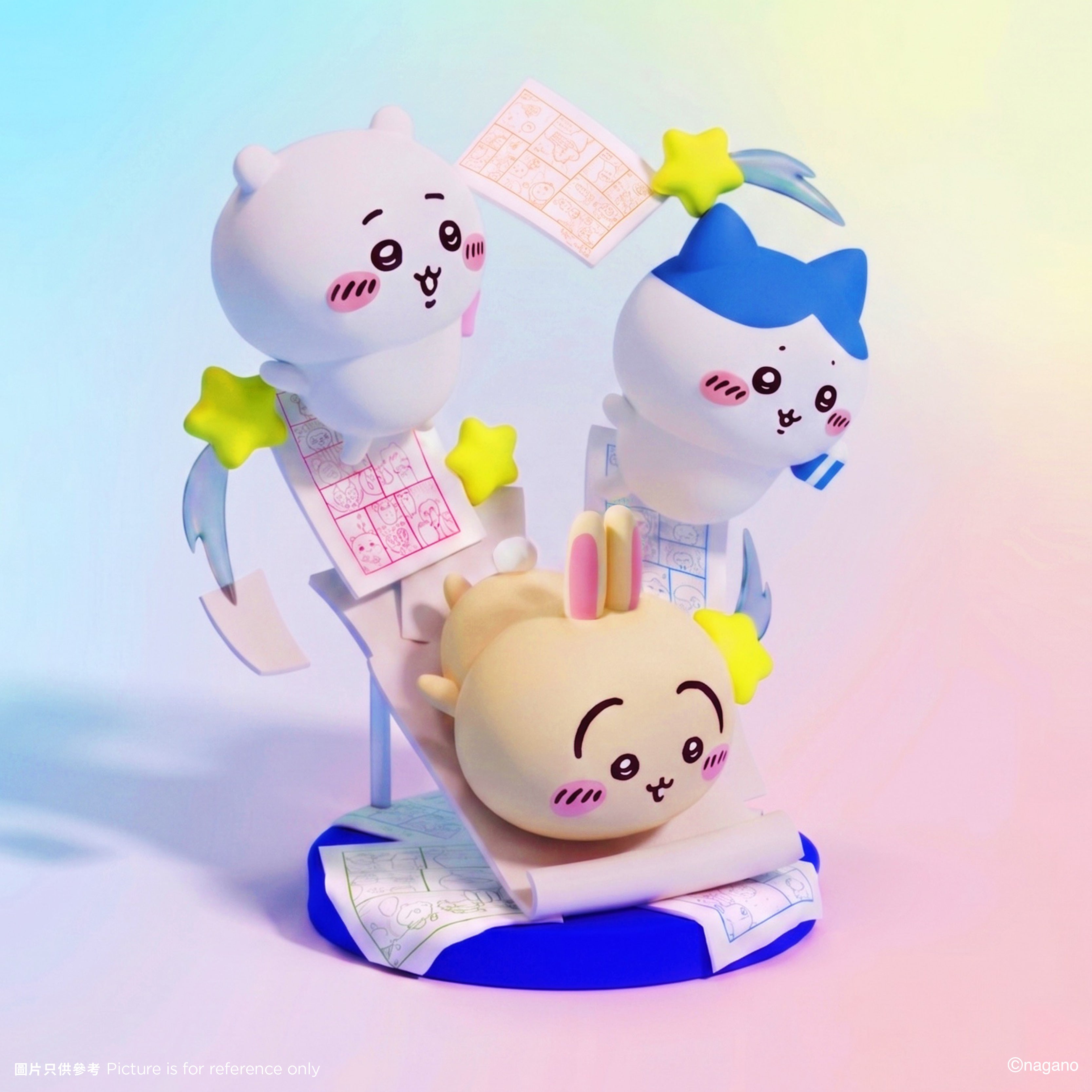 [Pre-order] (Limited) Chiikawa Artiverse Hong Kong (pop-up store for exhibition) - CHIIKAWA ARTIVERSE Glow-in-the-Dark 3D Figure