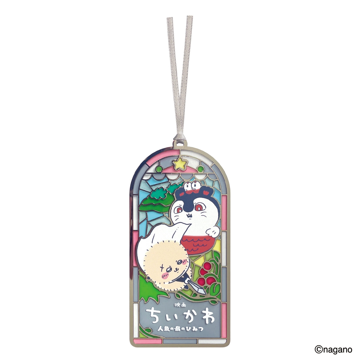 [Pre-order] Chiikawa Movie Chiikawa Stained Glass Style Bookmark - Rakko & Siren