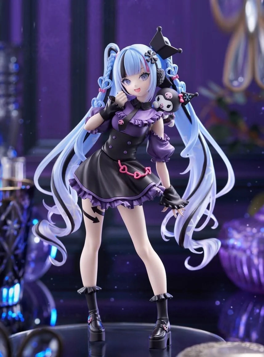 [Pre-order] Snow Miku x Kuromi Trio-Try-iT Figure "Choppiri Gothic" - Hatsune Miku x Sanrio Characters