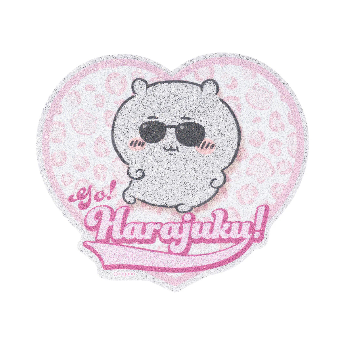 [Pre-order] "Chiikawa" Chiikawa Go! HARAJUKU Large Sticker - Chiikawa with Sunglasses