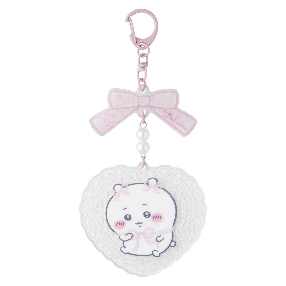 [Pre-order] "Chiikawa" Chiikawa Go! HARAJUKU Acrylic Keychain - Ribbon Chiikawa