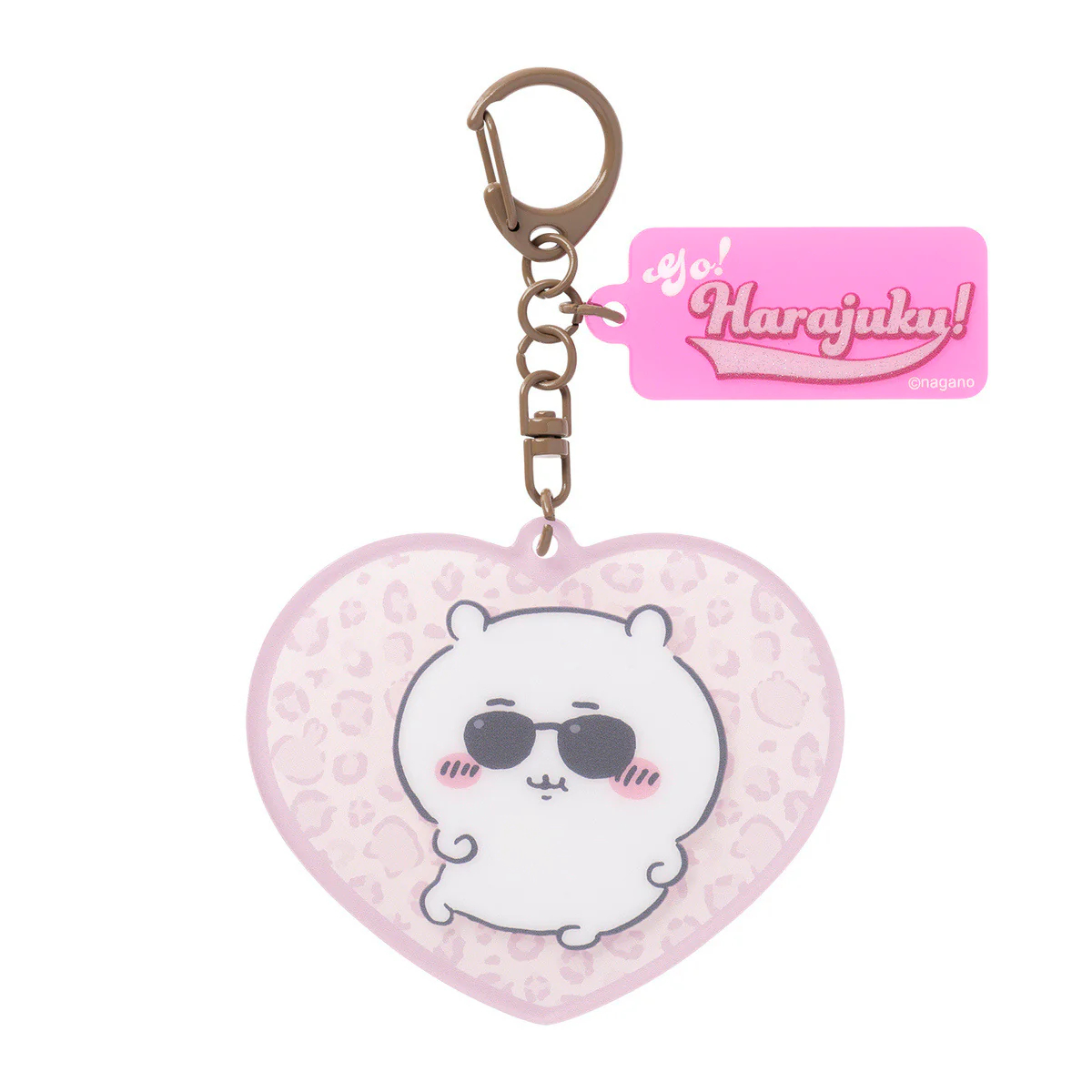 [Pre-order] "Chiikawa" Chiikawa Go! HARAJUKU Acrylic Keychain - Chiikawa with sunglasses