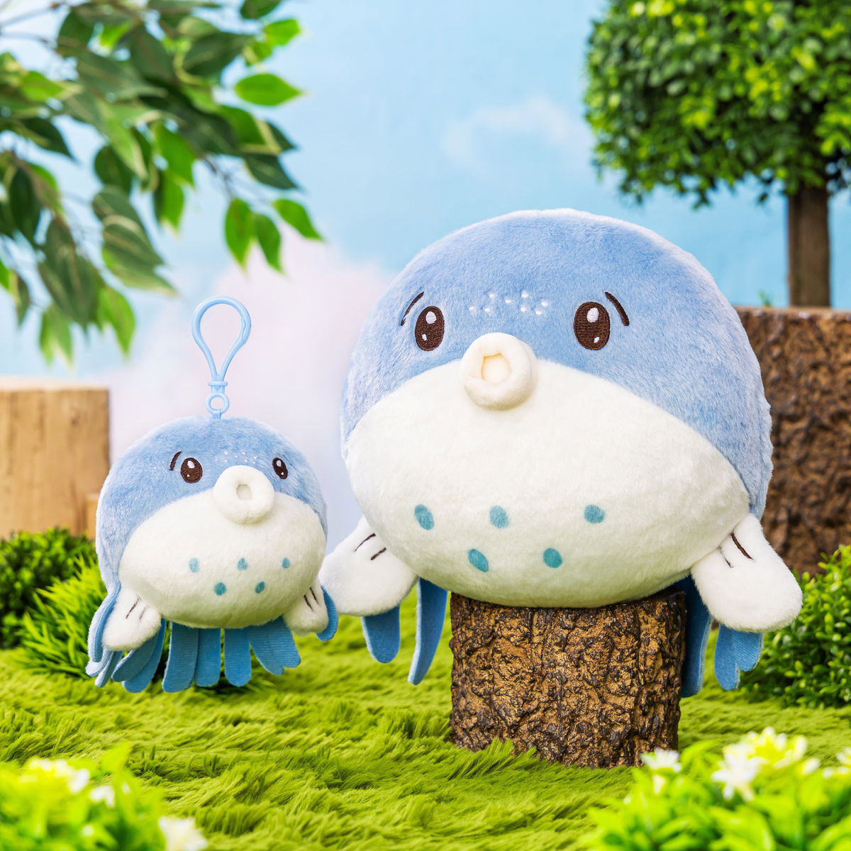 [Pre-order] "Chiikawa" Chiikawa Park Plush Toy S - Pufferfish