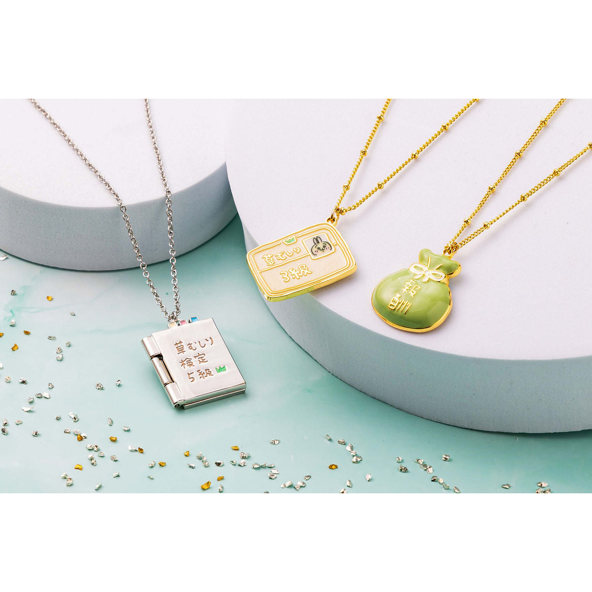 [Pre-order] "Chiikawa" Chiikawa Park Necklace Weeding Certification Level 3 - Usagi