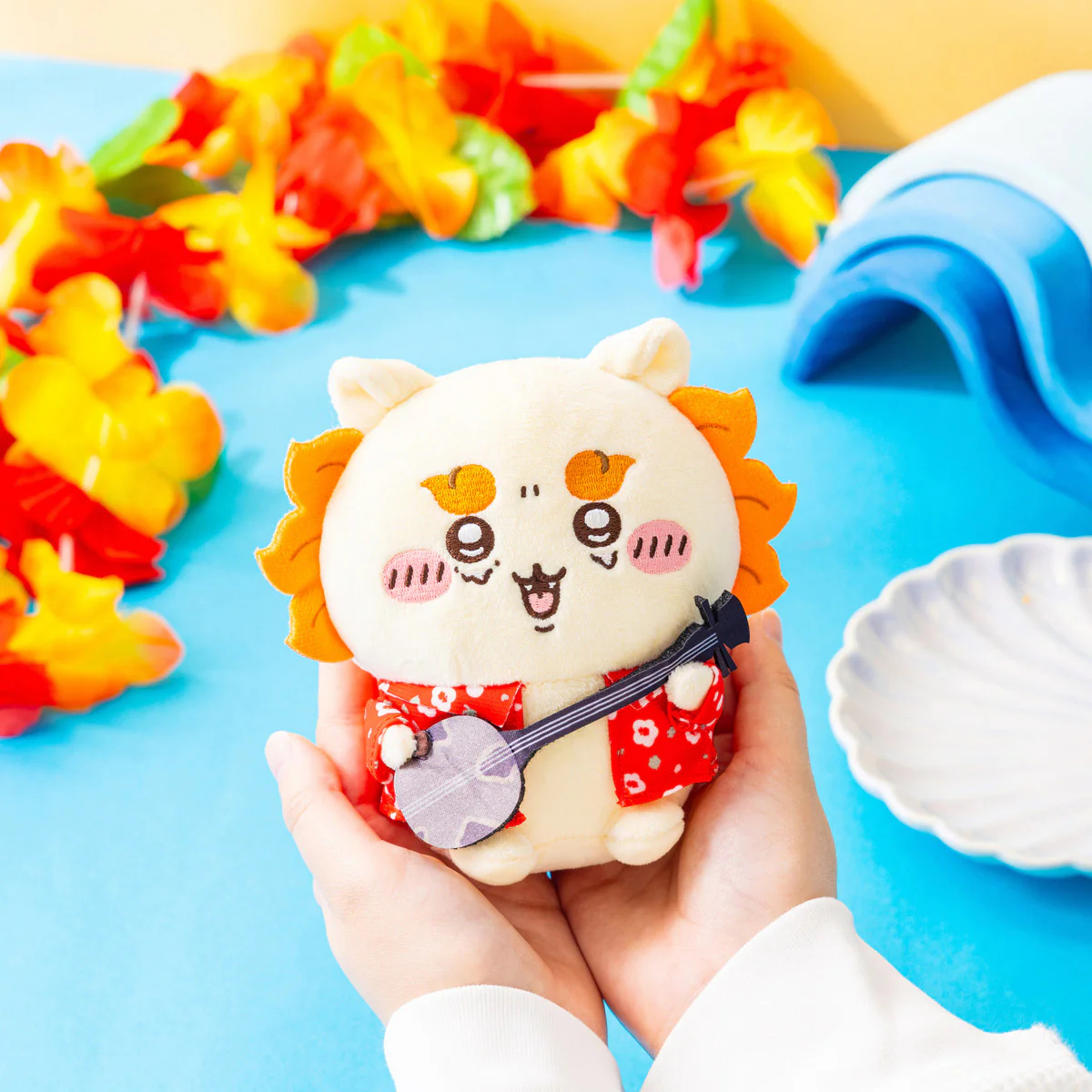 [In stock] "Chiikawa" Chiikawa Shisa Souvenir Shop Sanshin Shisa Plush Toy S
