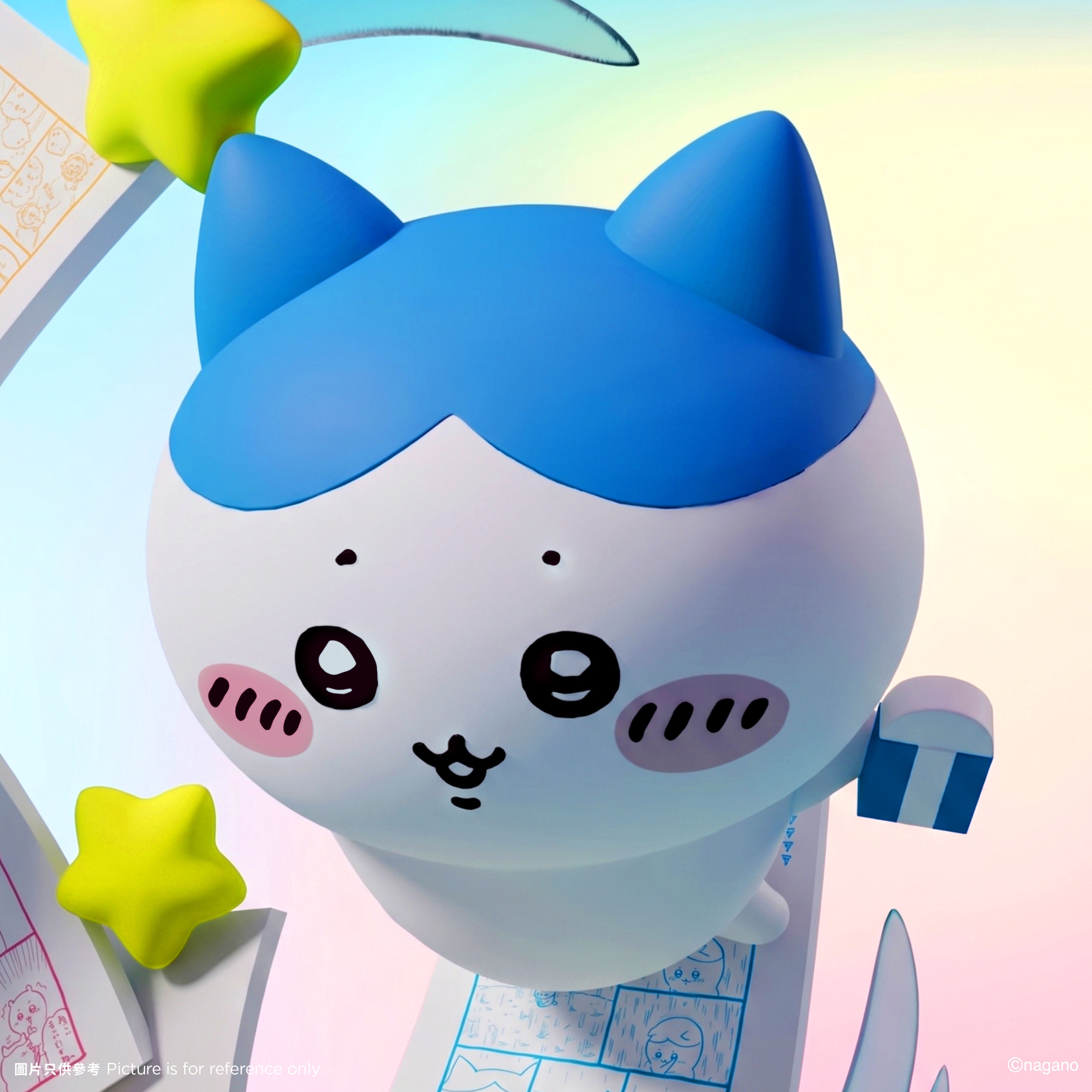 [Pre-order] (Limited) Chiikawa Artiverse Hong Kong (pop-up store for exhibition) - CHIIKAWA ARTIVERSE Glow-in-the-Dark 3D Figure