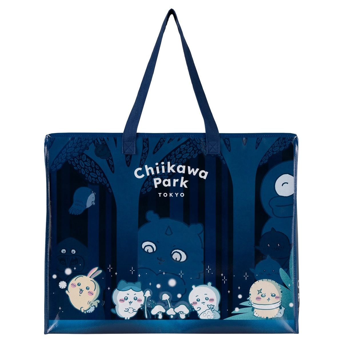 [Pre-order] "Chiikawa" Chiikawa Park Large Souvenir Bag - Night Forest