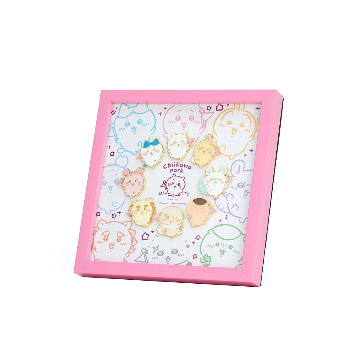 [Pre-order] "Chiikawa" Chiikawa Park Picture Frame Pin Badge Set