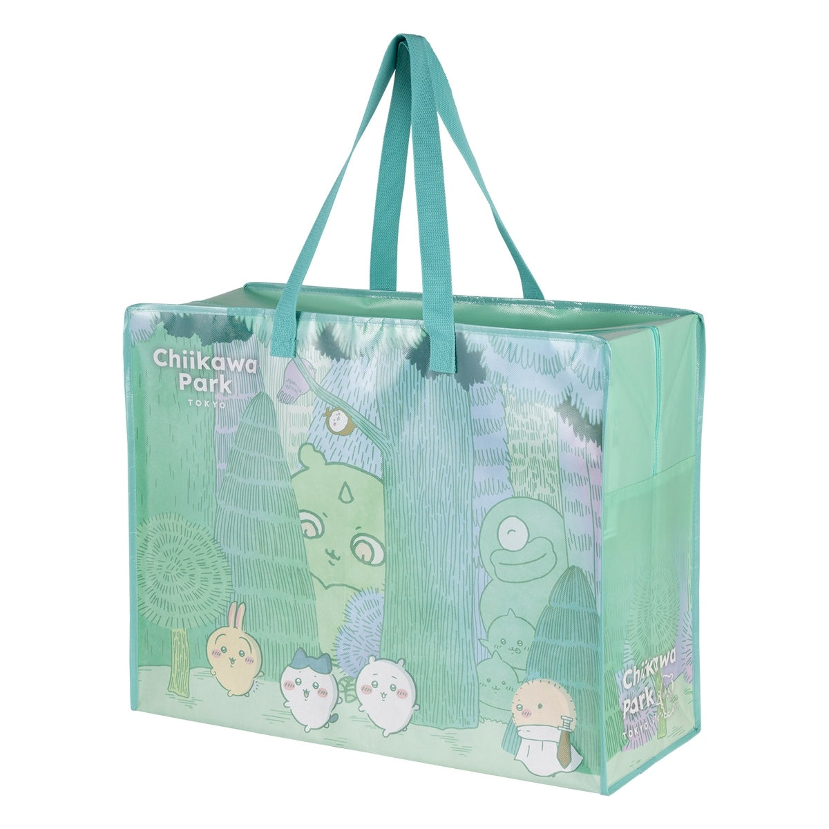 [Pre-order] "Chiikawa" Chiikawa Park Large Souvenir Bag - Daytime Forest