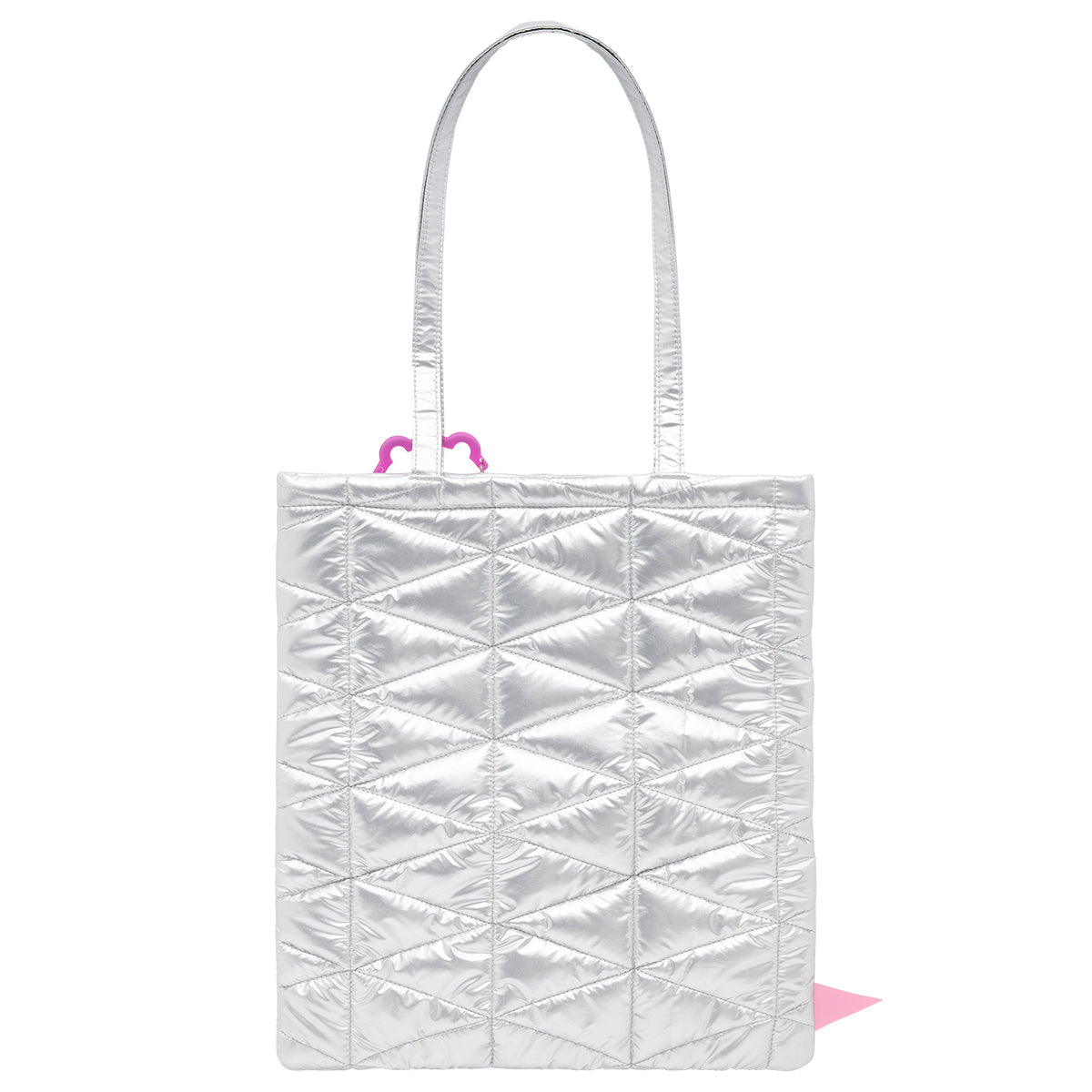 [Pre-order] "Chiikawa" Chiikawa Park Quilted Tote Bag - Silver