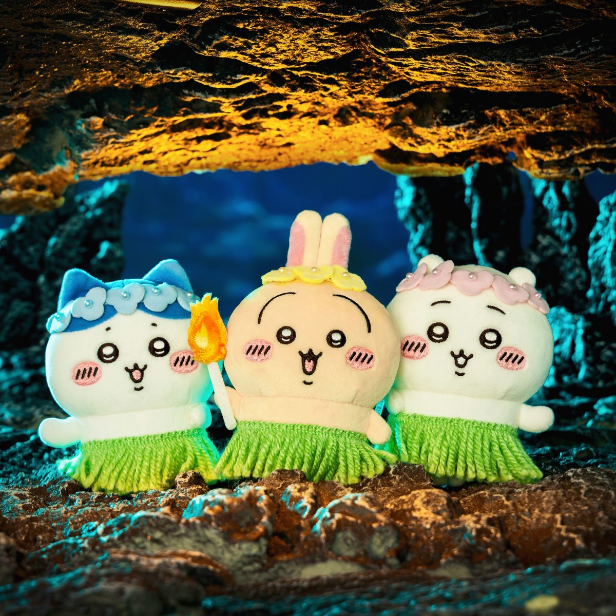 [Pre-order] Chiikawa Movie Chiikawa Mermaid Island Plush Mascot - Rakko