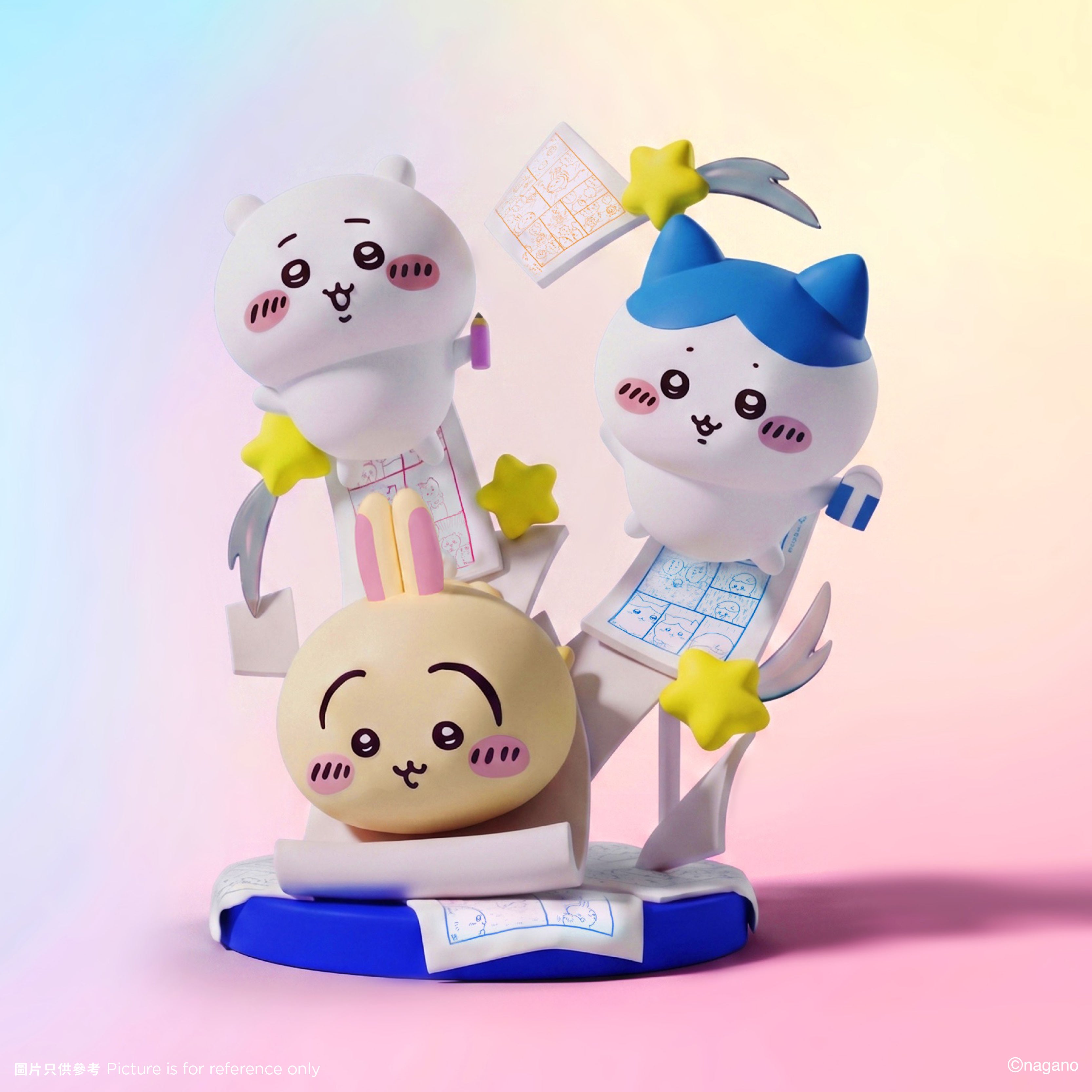 [Pre-order] (Limited) Chiikawa Artiverse Hong Kong (pop-up store for exhibition) - CHIIKAWA ARTIVERSE Glow-in-the-Dark 3D Figure
