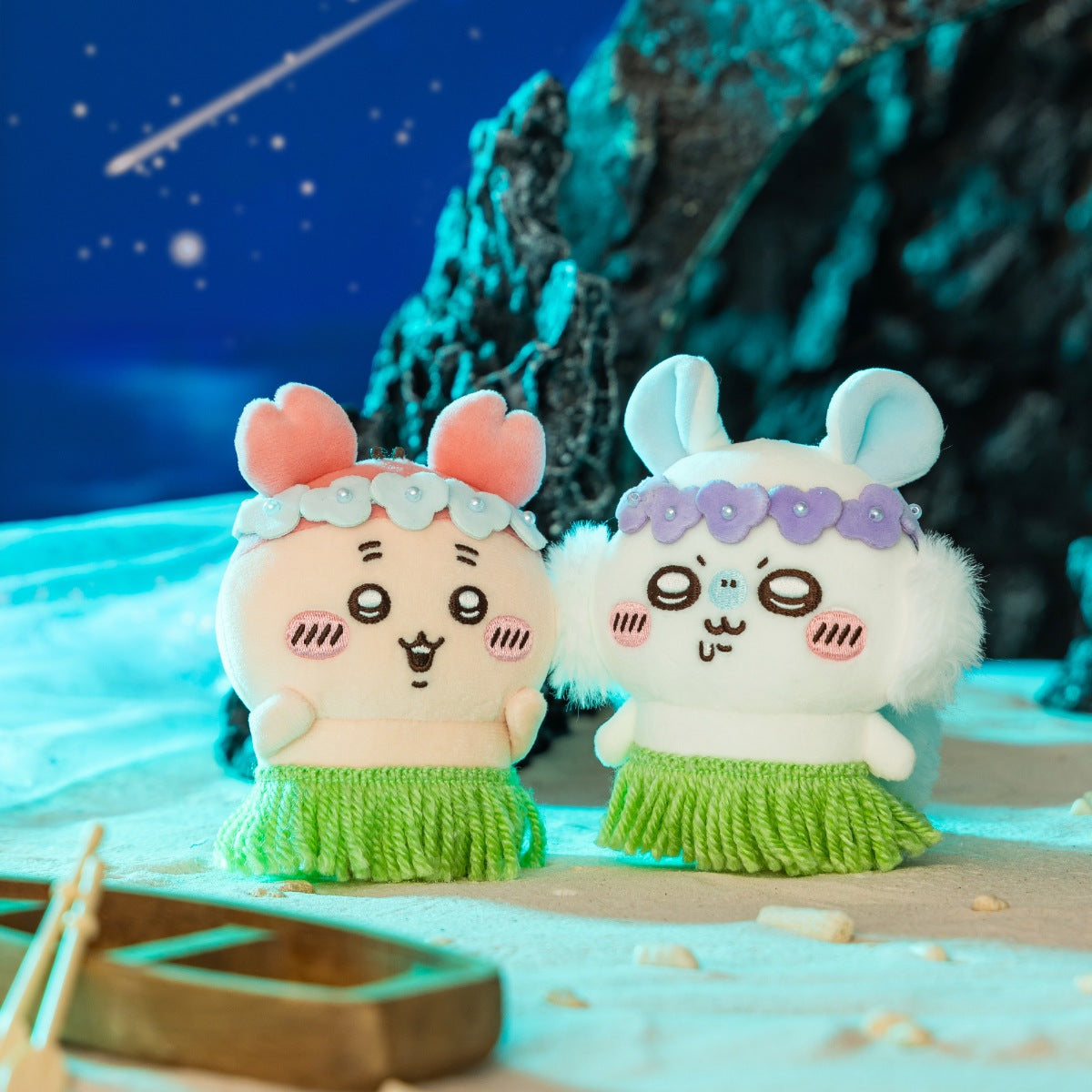 [Pre-order] Chiikawa Movie Chiikawa Mermaid Island Plush Mascot - Rakko