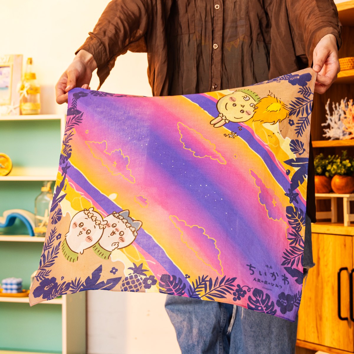 [Pre-order] Chiikawa Movie Chiikawa Island Sunset Bandana