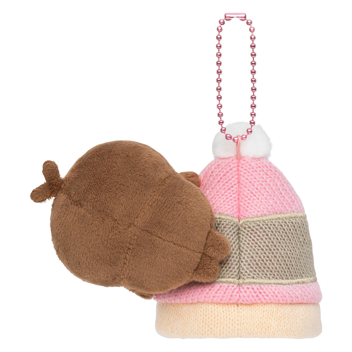 [Pre-order] "Chiikawa" Chiikawa Park Plush Mascot-sized Knitted Hat Keychain - Beetle