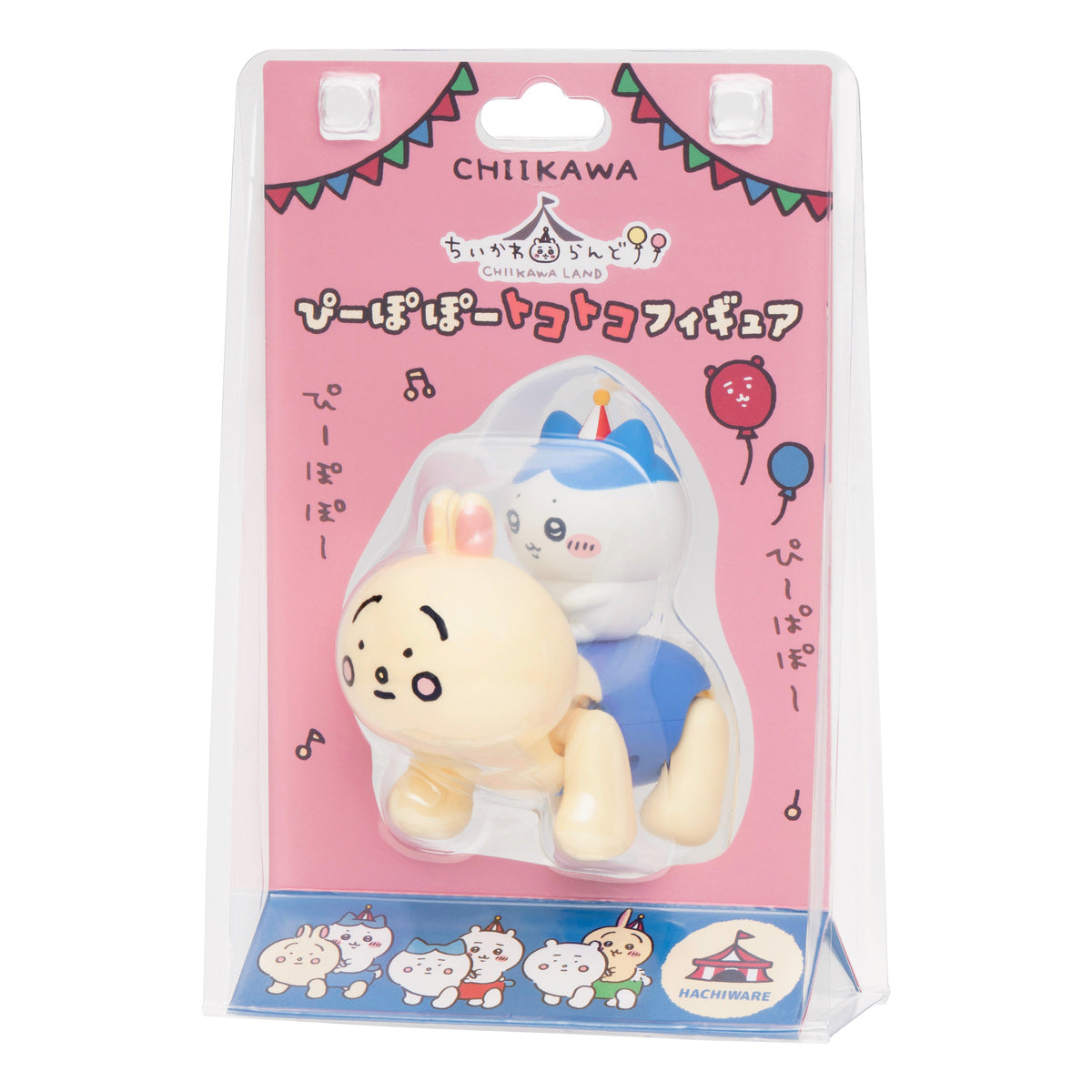 [Pre-order] "Chiikawa"  Chiikawa Land Pipopo Tokotoko Figure - Hachiware