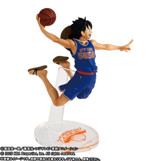 [In stock] BANDAI ONE PIECE × NBA MASTER STARS PIECE THE MONKEY.D.LUFFY - New York Knicks