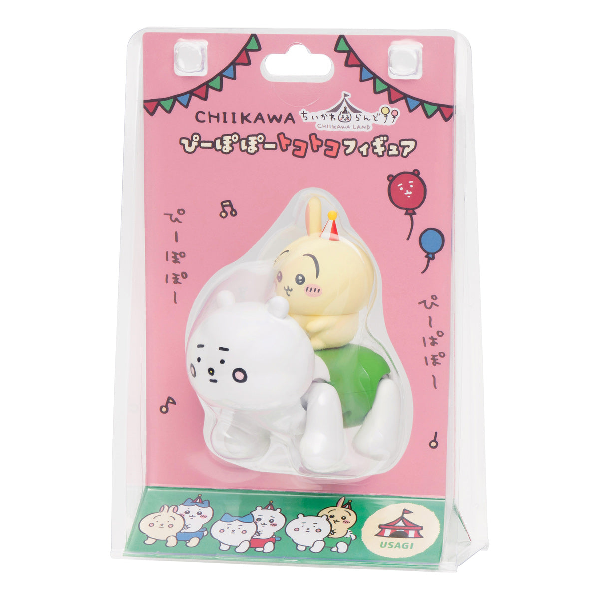 [Pre-order] "Chiikawa"  Chiikawa Land Pipopo Tokotoko Figure - Usagi