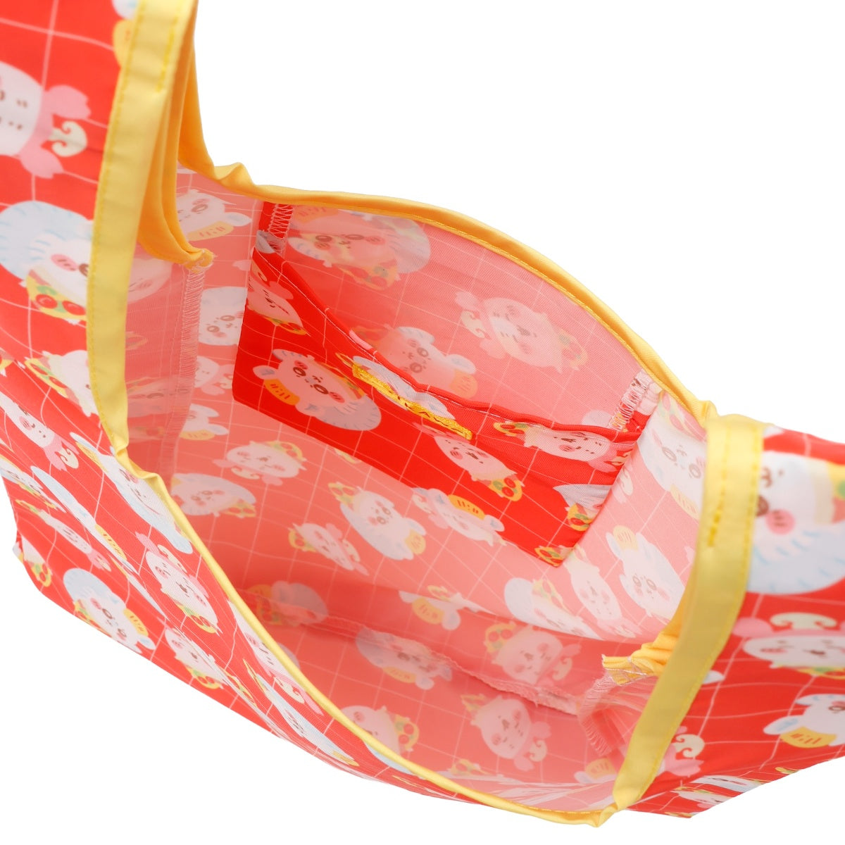 [Pre-order] "Chiikawa" Chiikawa Eco bag - Pizza (Red)