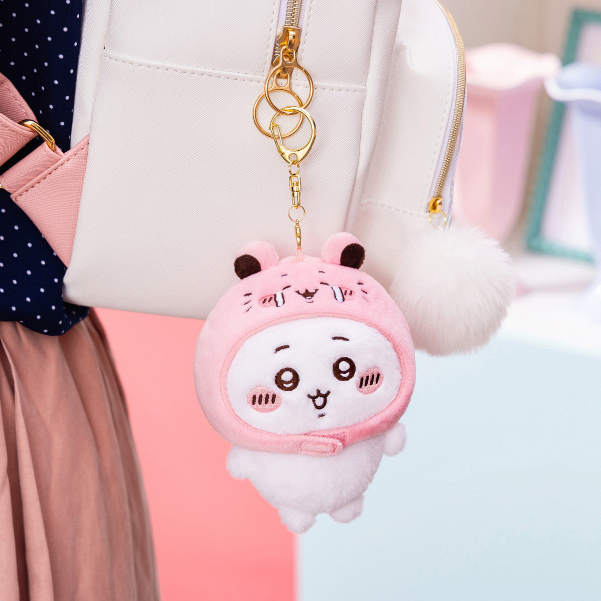 [Pre-order] "Chiikawa" Chiikawa Park Plush Mascot-sized costume / Cap - Chiikawa
