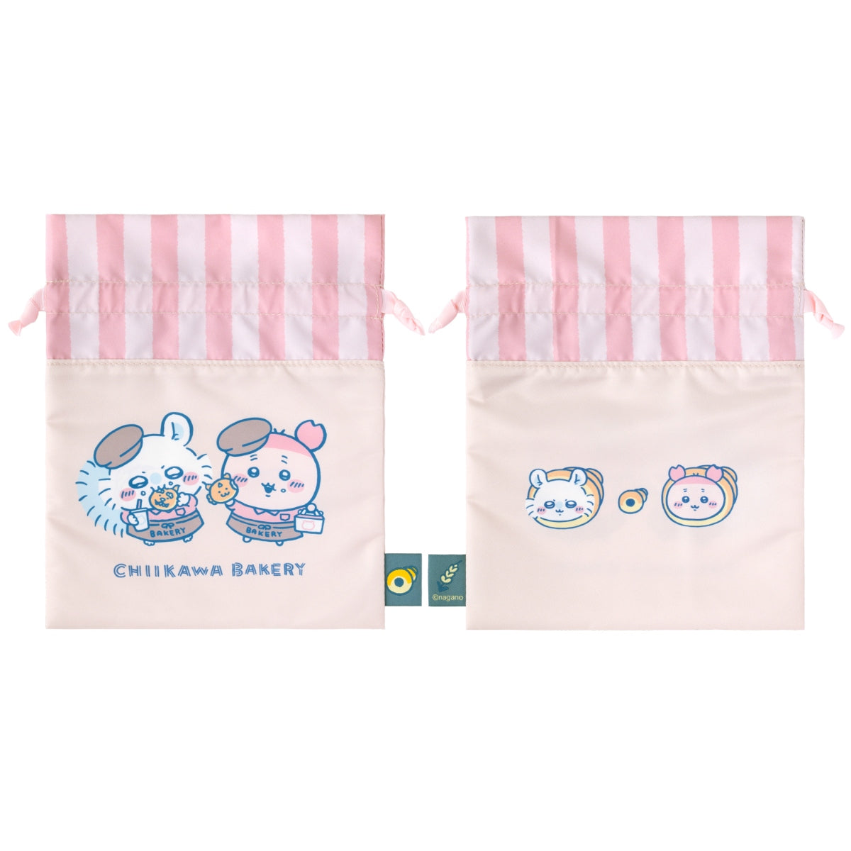 [Pre-order] "Chiikawa" Chiikawa Bakery drawstring bag - Momonga and Furuhonya