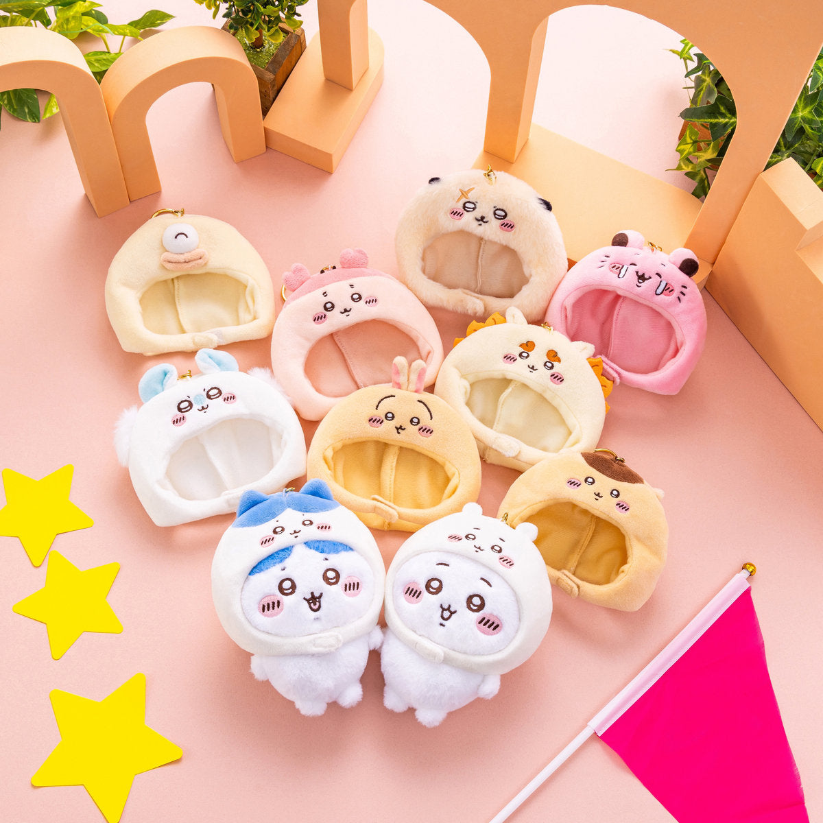 [Pre-order] "Chiikawa" Chiikawa Park Plush Mascot-sized costume / Cap - Chiikawa