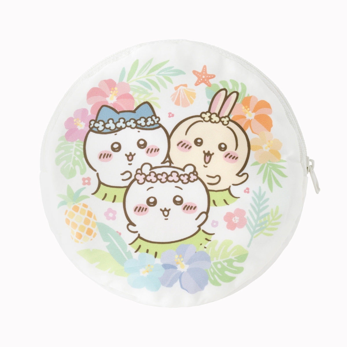 [Pre-order] Chiikawa Movie Chiikawa Island Eco Bag with Storage Pouch - Tropical