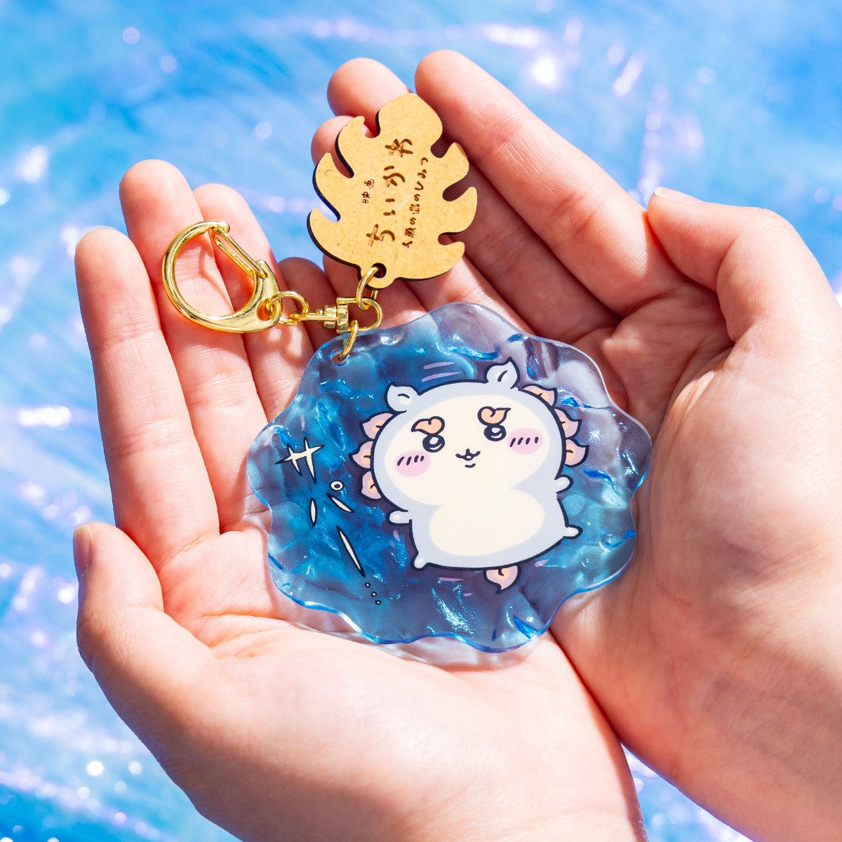 [Pre-order] Chiikawa Movie Chiikawa Island Water Surface Acrylic Keychain - Boat