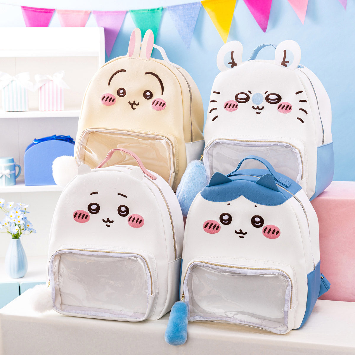 [Pre-order] "Chiikawa" Chiikawa Park Face itabag Backpack - Momonga