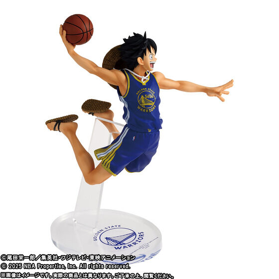 [In stock] BANDAI ONE PIECE × NBA MASTER STARS PIECE THE MONKEY.D.LUFFY - Golden State Warriors