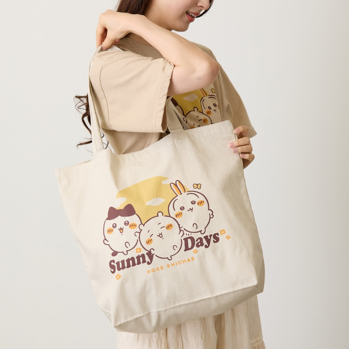 [Pre-order] "Chiikawa" Chiikawa Tote Bag - Sunny Days