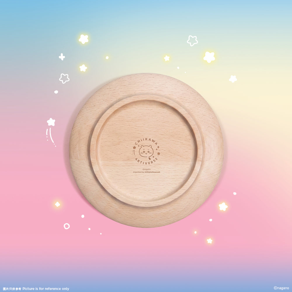 [Pre-order] (Limited) Chiikawa Artiverse Hong Kong (pop-up store for exhibition) - CHIIKAWA-Go-Round Wooden Plate