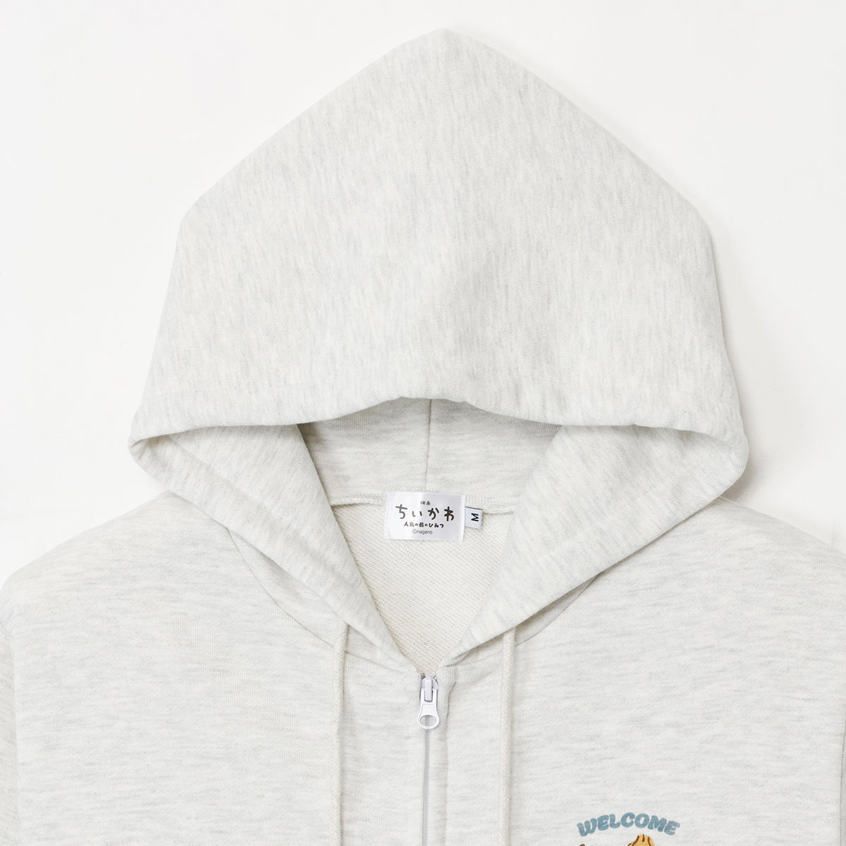 [Pre-order] Chiikawa Movie Chiikawa ZIP Hoodie WELCOME ISLAND Ash