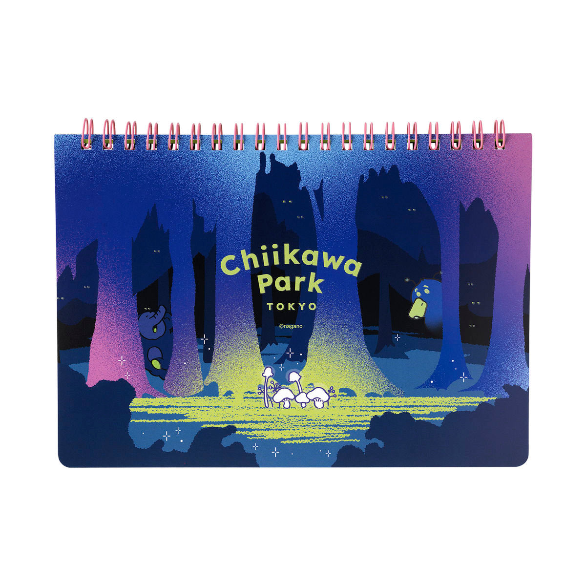 [Pre-order] "Chiikawa" Chiikawa Park Ring Notebook - Dark Forest