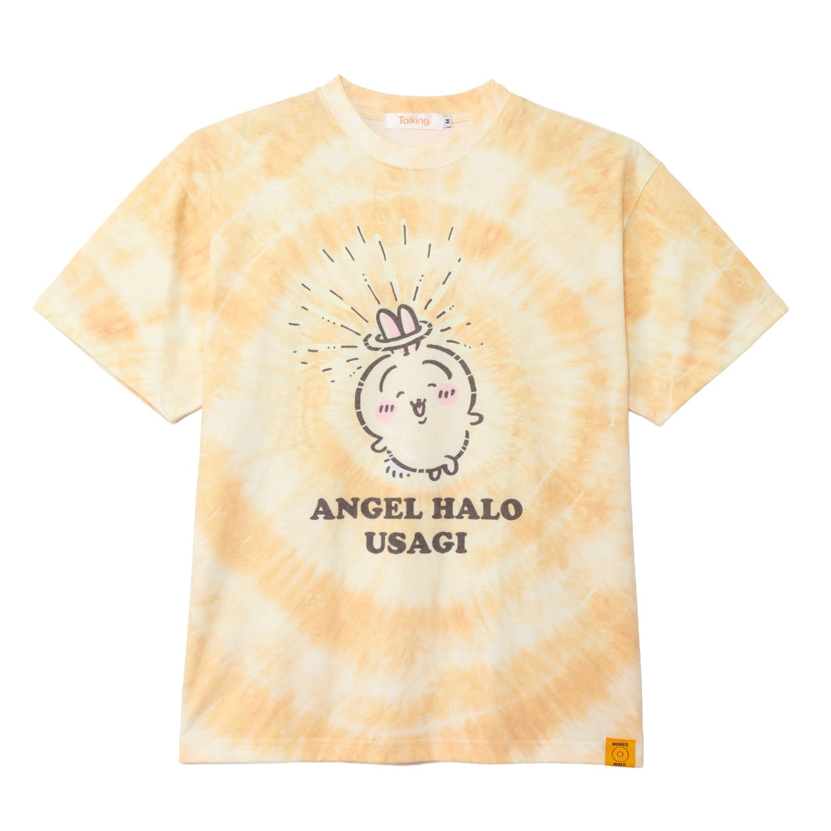 [Pre-order] "Chiikawa" Chiikawa tie dye T-shirt - Angel Halo (Yellow)