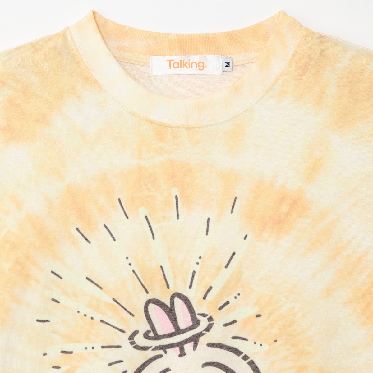 [Pre-order] "Chiikawa" Chiikawa tie dye T-shirt - Angel Halo (Yellow)