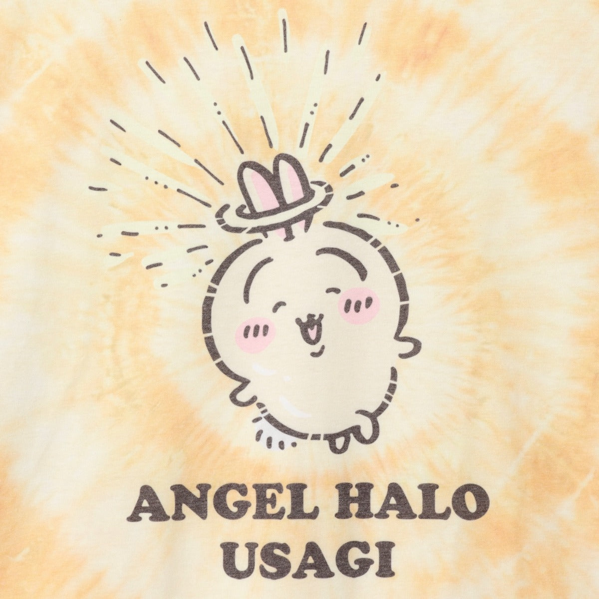 [Pre-order] "Chiikawa" Chiikawa tie dye T-shirt - Angel Halo (Yellow)
