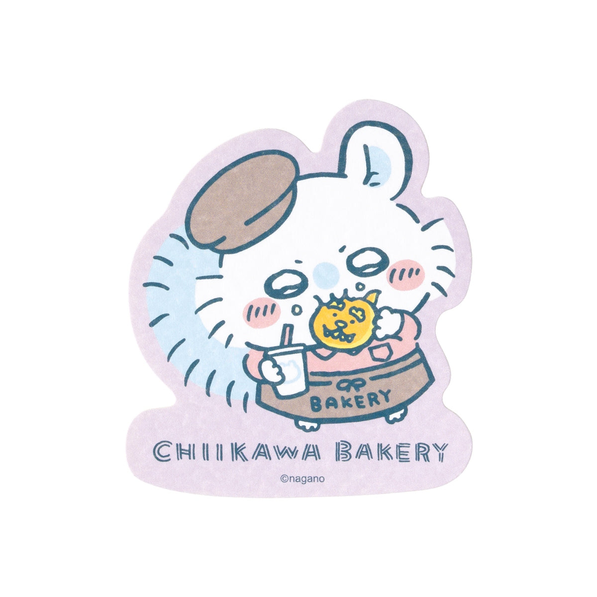 [Pre-order] "Chiikawa" Chiikawa Bakery A soft, tactile sticker that fits on your smartphone - Momonga