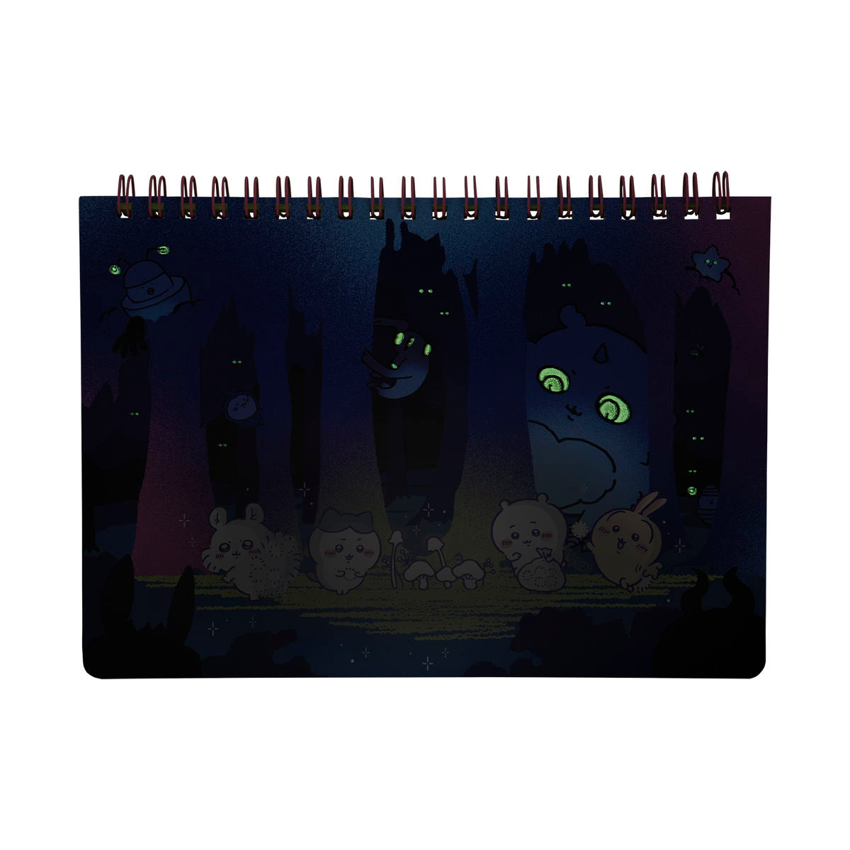 [Pre-order] "Chiikawa" Chiikawa Park Ring Notebook - Dark Forest