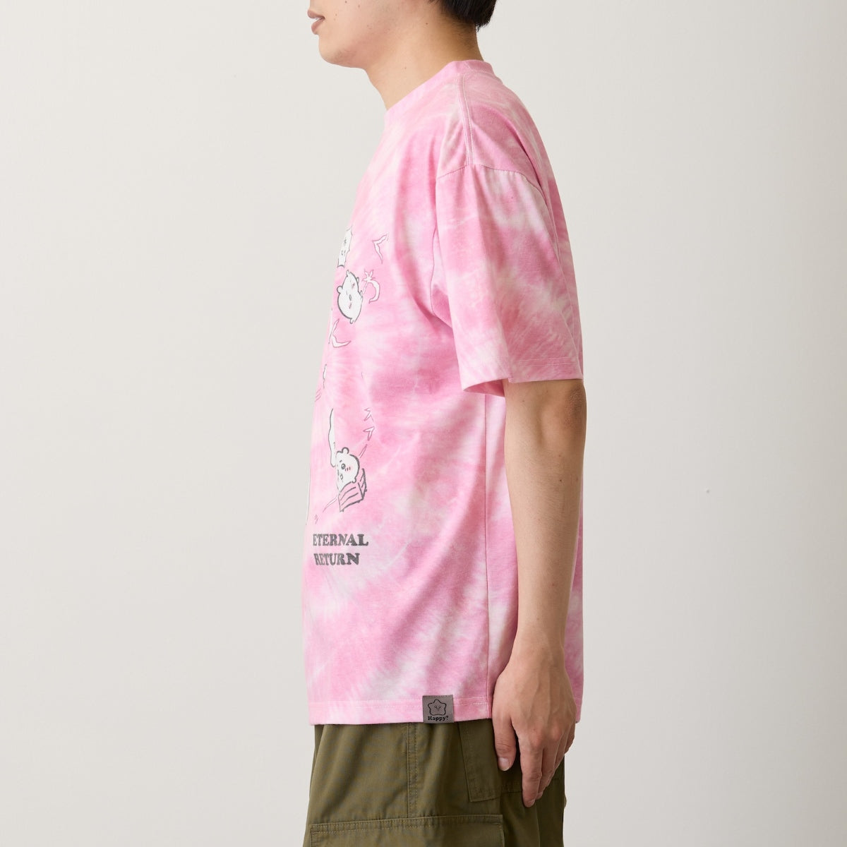 [Pre-order] "Chiikawa" Chiikawa tie dye T-shirt - Loop (Pink)