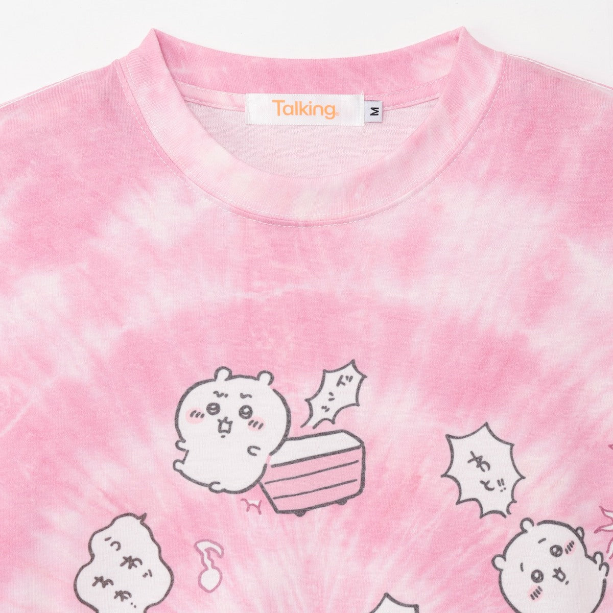 [Pre-order] "Chiikawa" Chiikawa tie dye T-shirt - Loop (Pink)