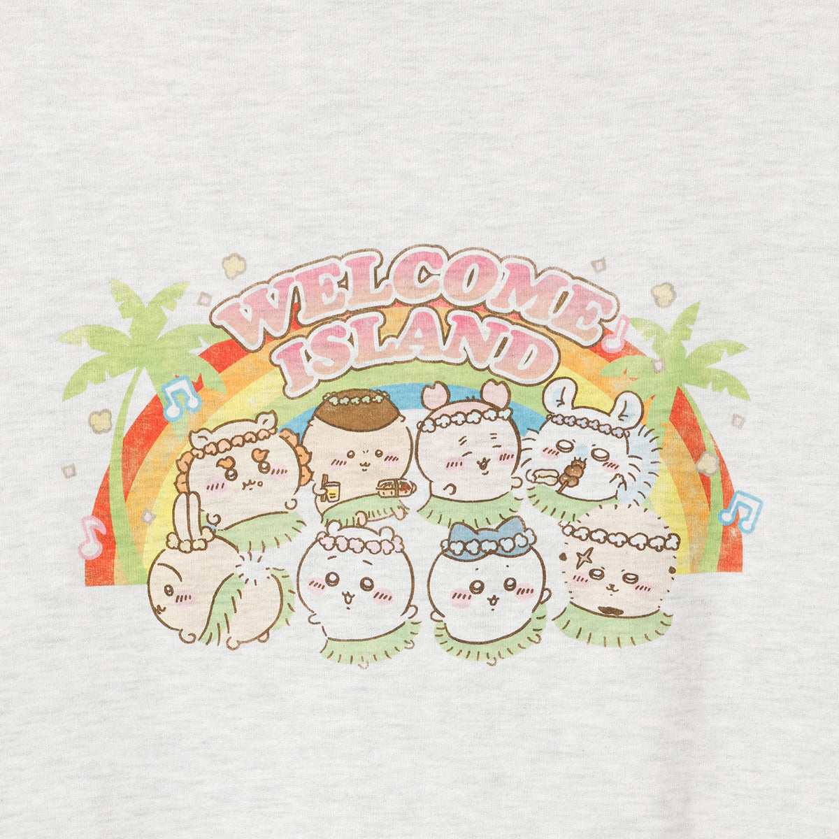 [Pre-order] Chiikawa Movie Chiikawa ZIP Hoodie WELCOME ISLAND Ash