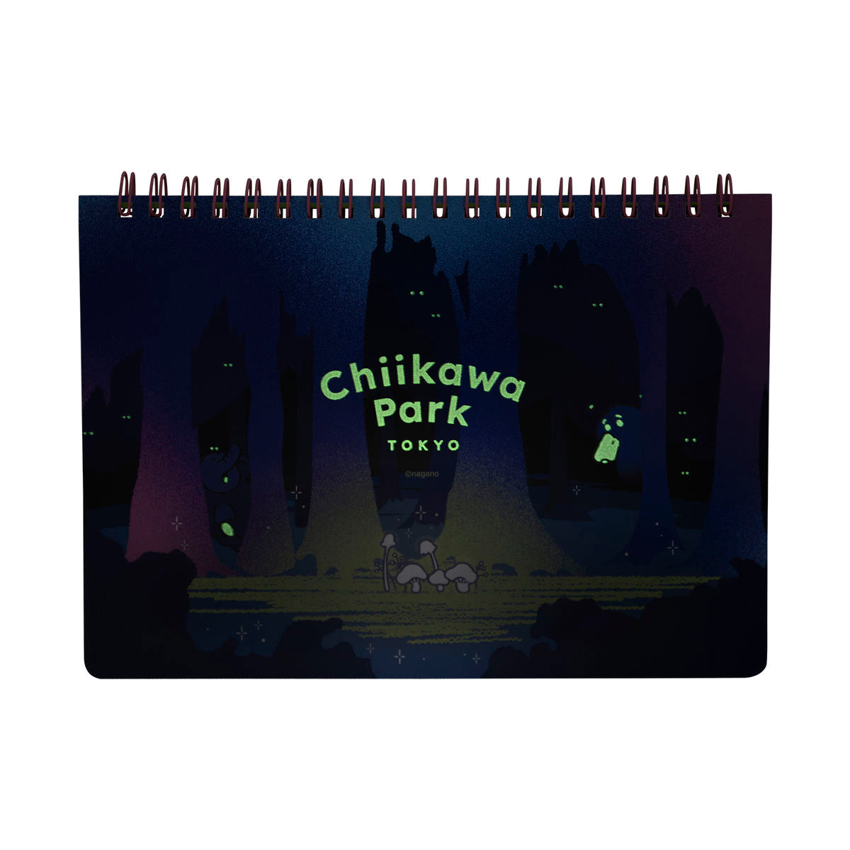 [Pre-order] "Chiikawa" Chiikawa Park Ring Notebook - Dark Forest