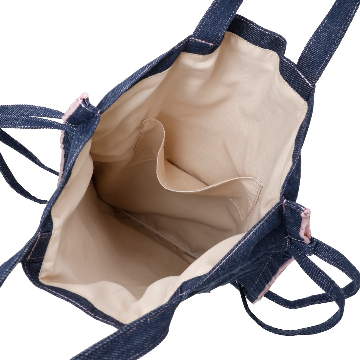 [Pre-order] "Chiikawa" Chiikawa Denim drawstring bag - Dance (Momonga & Furuhonya)