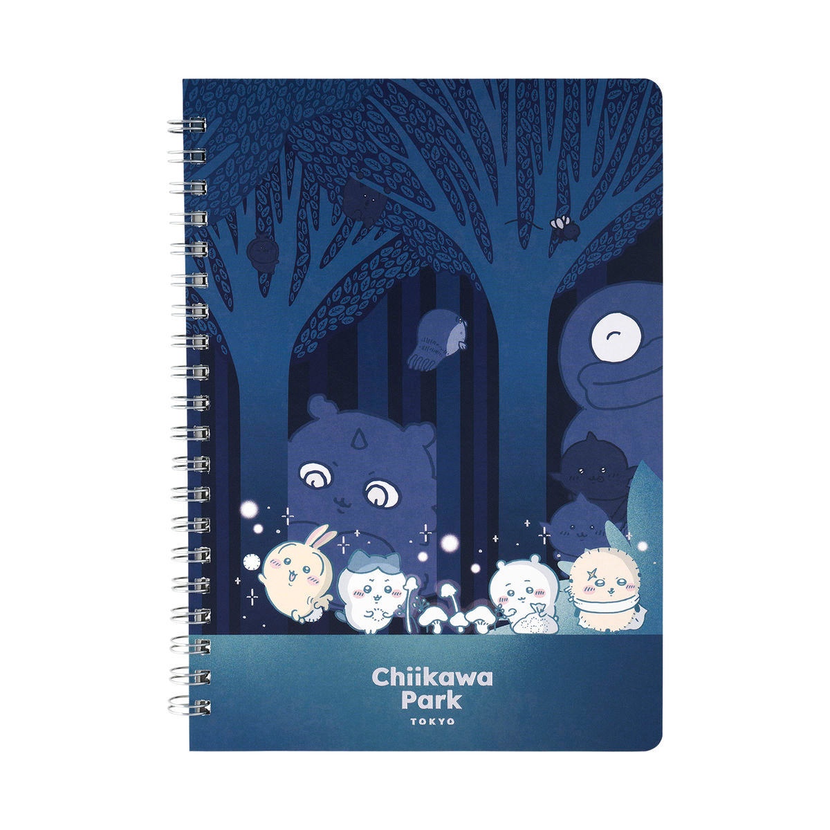 [Pre-order] "Chiikawa" Chiikawa Park Ring Notebook - Night Forest