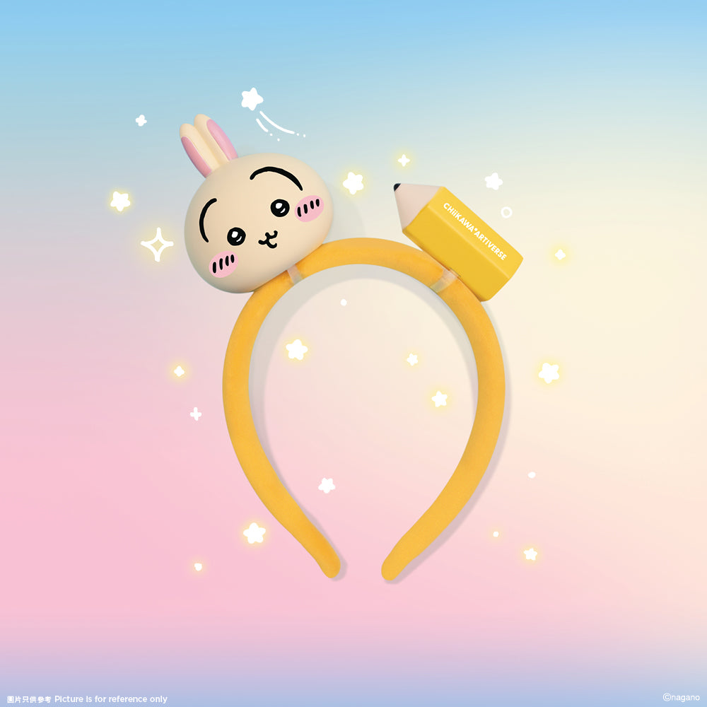 [Pre-order] (Limited) Chiikawa Artiverse Hong Kong (pop-up store for exhibition) - Usagi Headband (luminous figure design)